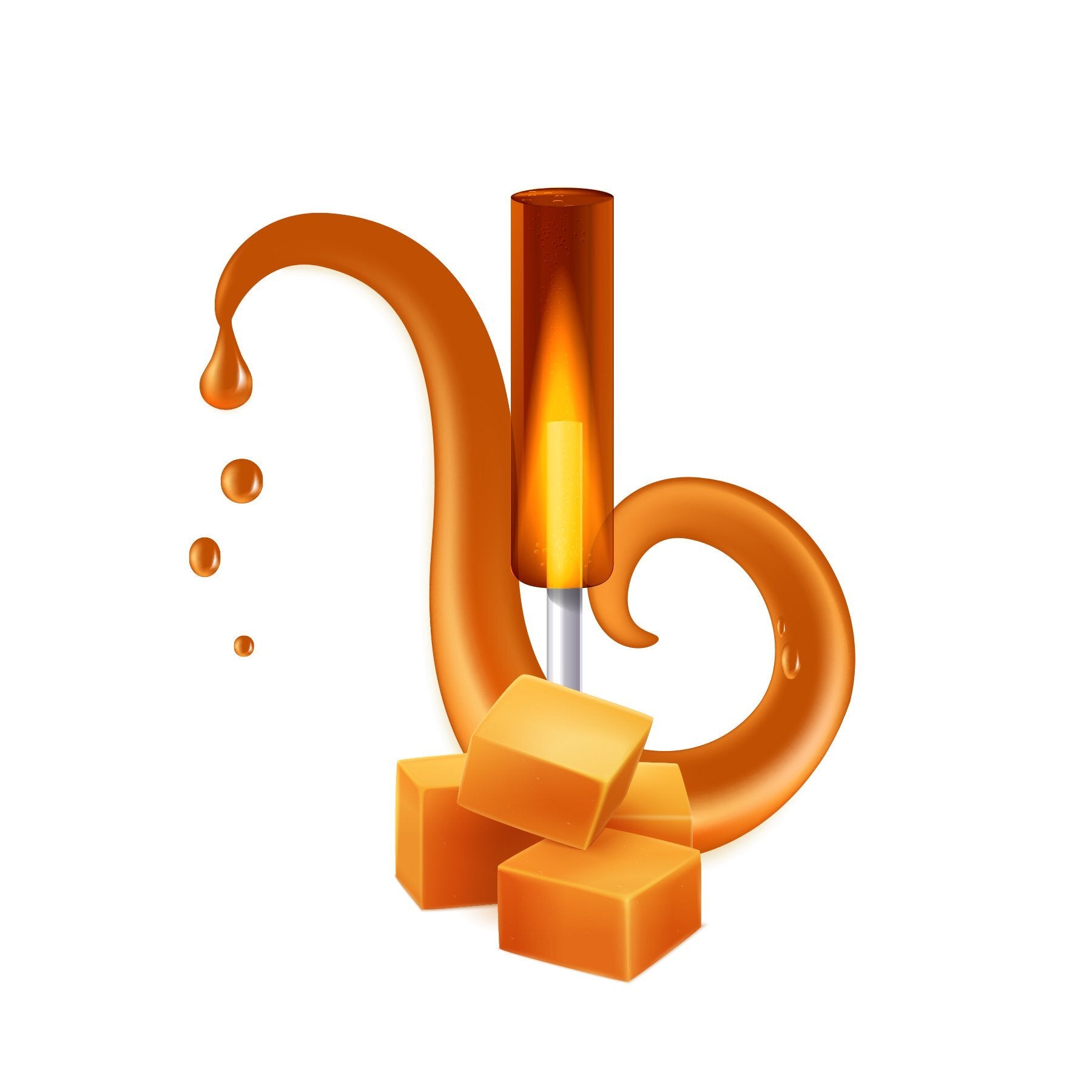 Sucette au caramel