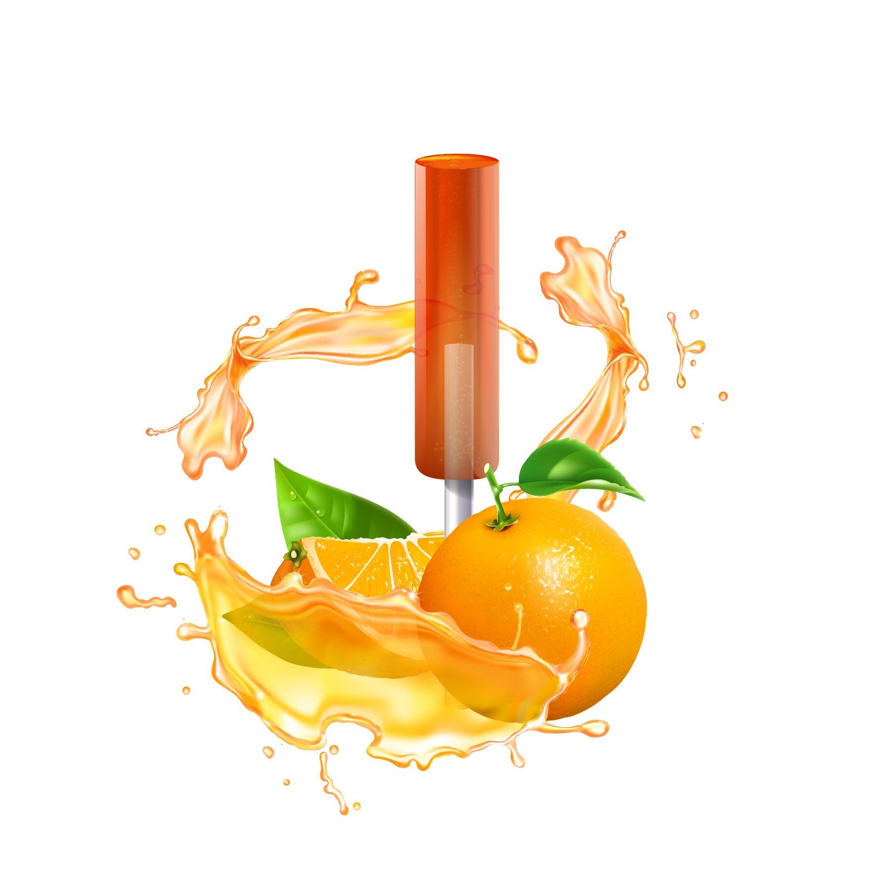 Sucette à l'orange